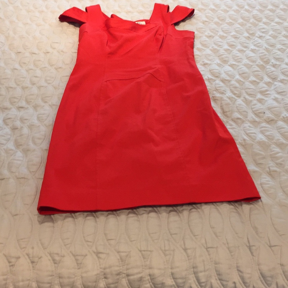 Milly size 12 dress in blood orange color